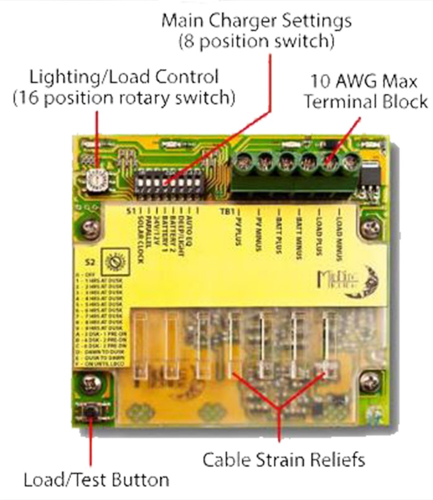 Midnite The Solar Brat Charge Controller 30A PWM w/Lighting Controller & Load US