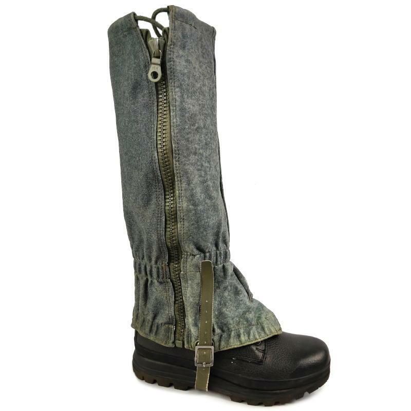 Genuine Swiss army Gaiters wool grey mountains hiking military surplus