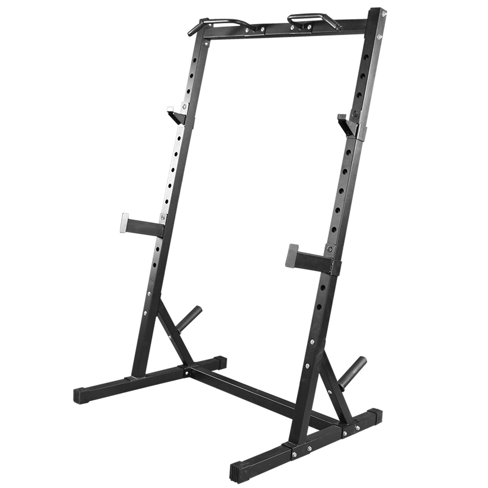 Adjustable Half-Frame Squat Rack Multifunctional Power Cage