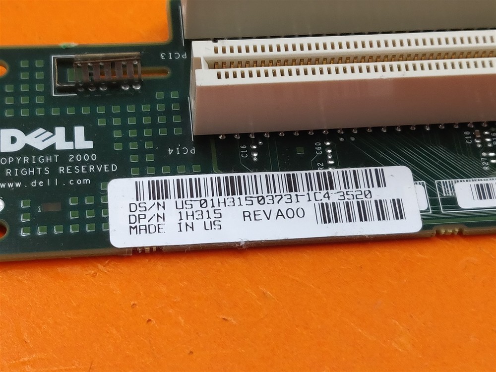 ⭐️⭐️⭐️⭐️⭐️ Dell 1H315 PCI Horizontal Riser Extension Board