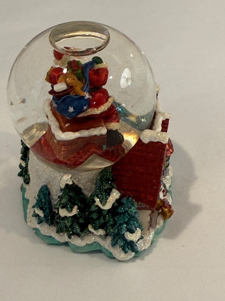 Christopher Radko Midnight Visitor Mini Snowglobe