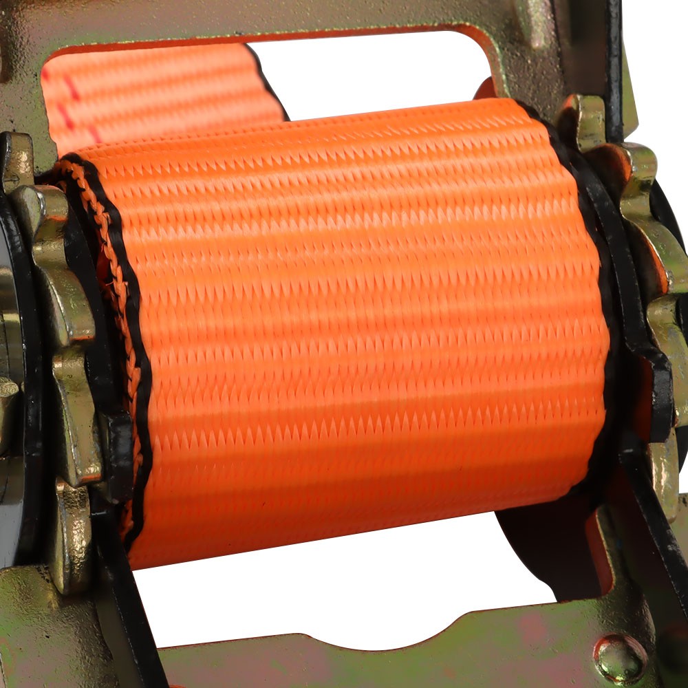 Durable 3,300 Pound Safe Working Load 4×Set Car Tie Down w/ Flat Hooks Universal