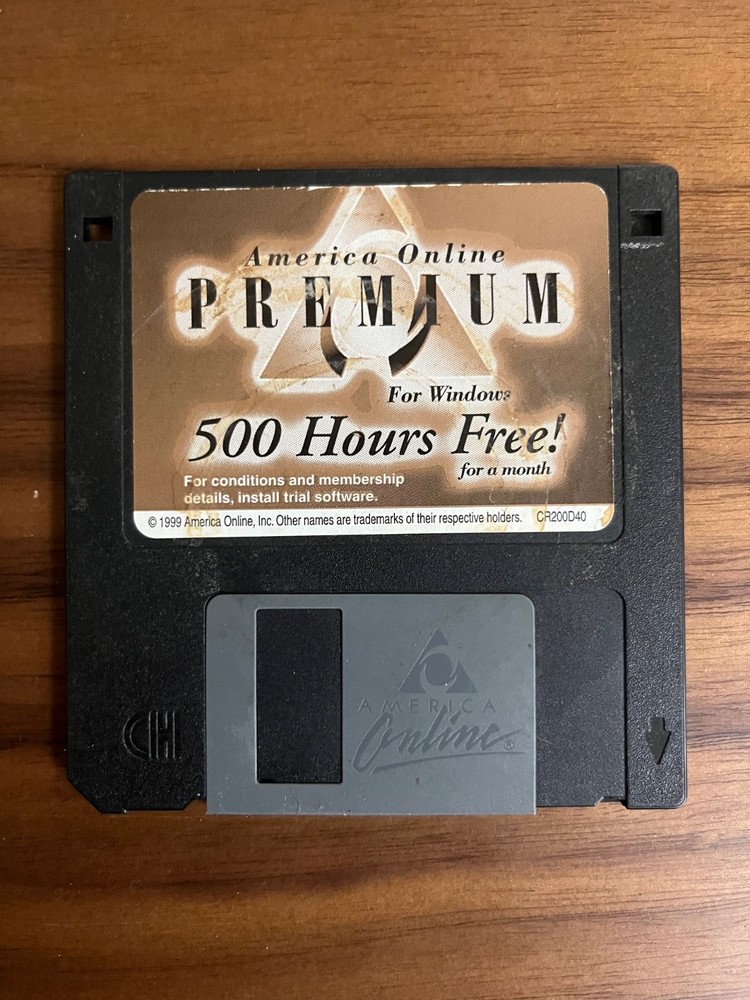 AOL America Online Premium 5.25" Floppy Disk (UNTESTED)