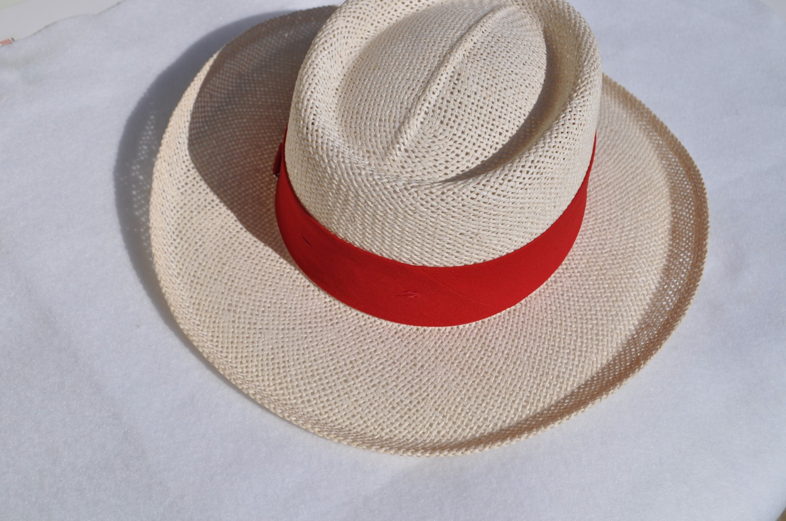 Vintage New, Unused Conoco Straw Hat W/ Headband Gas Service Classic Memorabilia