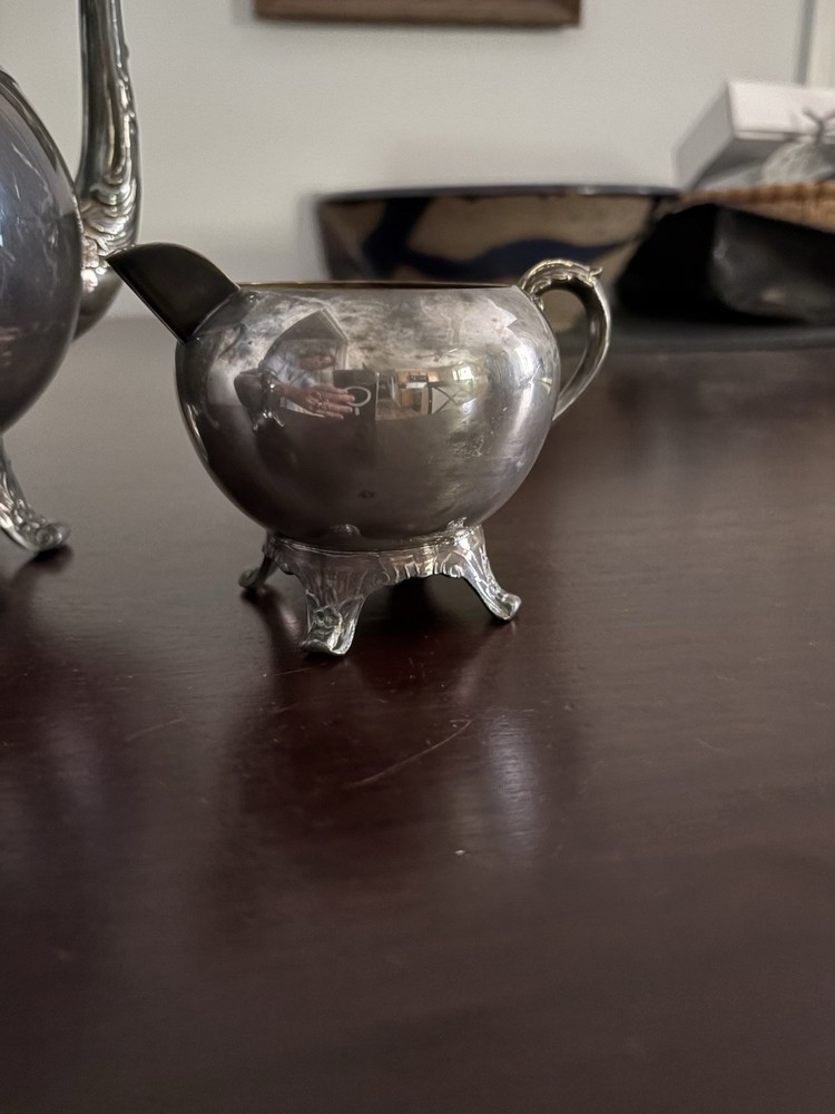 FB Rogers 1883 Silver Plate Coffee/Tea Cream Sugar Set