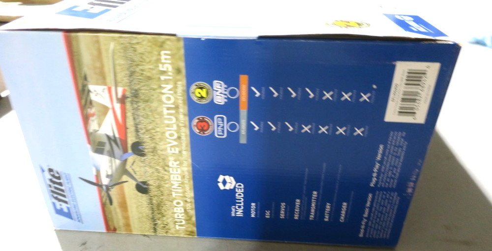 E-flite EFlite Turbo Timber Evolution 1.5m Bind N Fly BNF Basic includes Floats