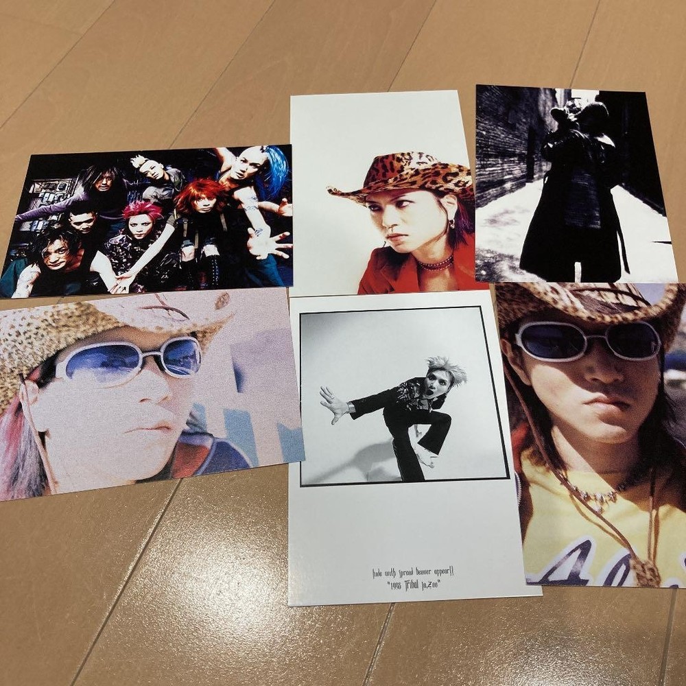 X JAPAN hide postcard set 6 pieces