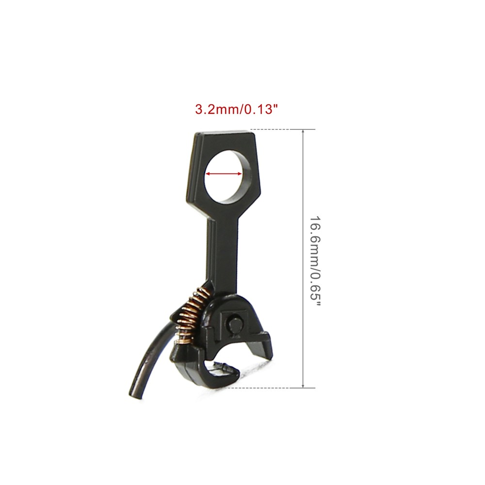 Evemodel 12pcs HO Scale 1:87 Knuckle Plastic Couplers Coupling Hook