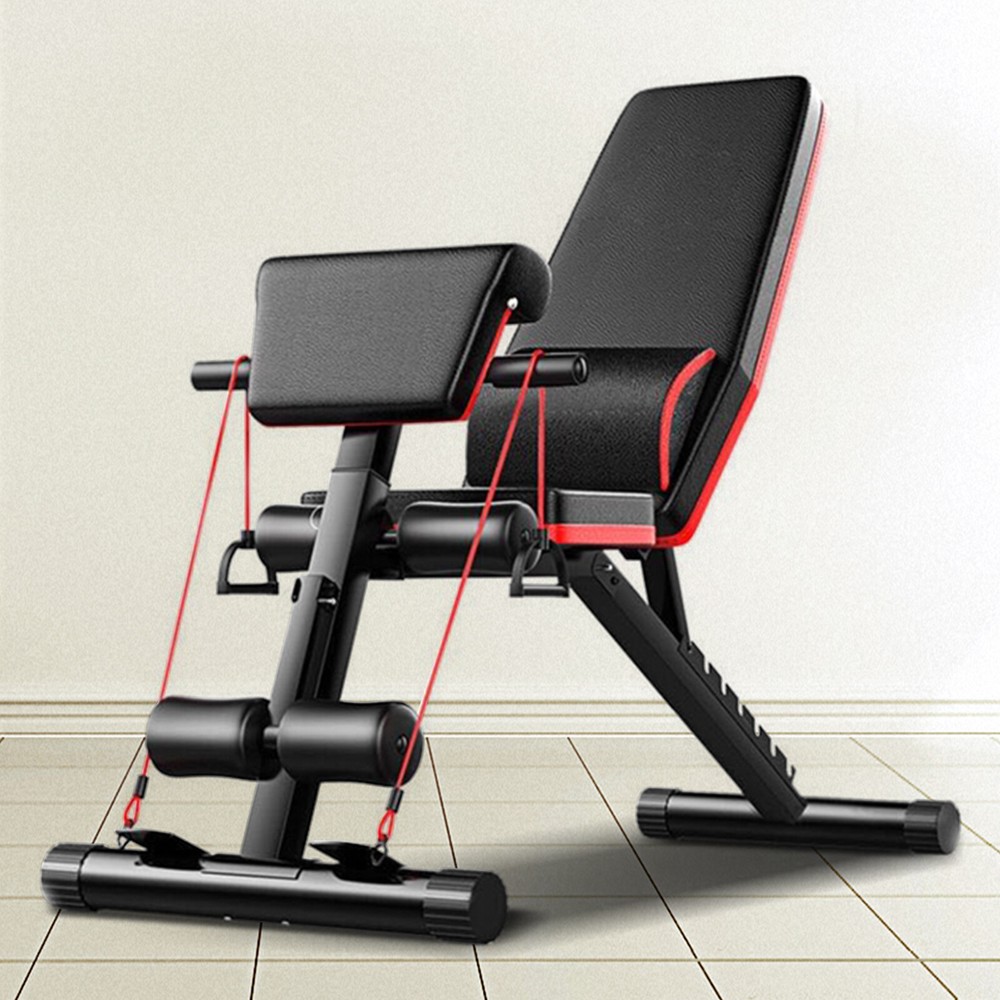 Foldable Workout Weight Bench Adjustable Gym Exercise Dumbbell Training Board