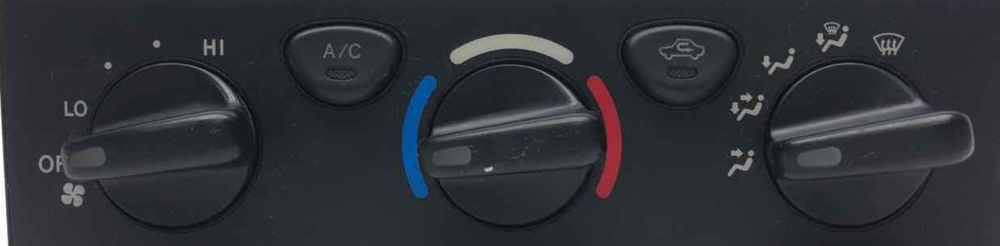 White Cluster + Climate Control + Ring LED Bulbs for Toyota 4Runner 2001-2002