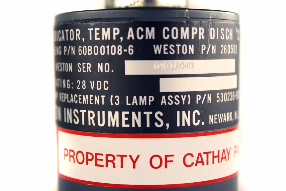 Boeing 747 ACM Comp Discharge Temp Indicator 260593