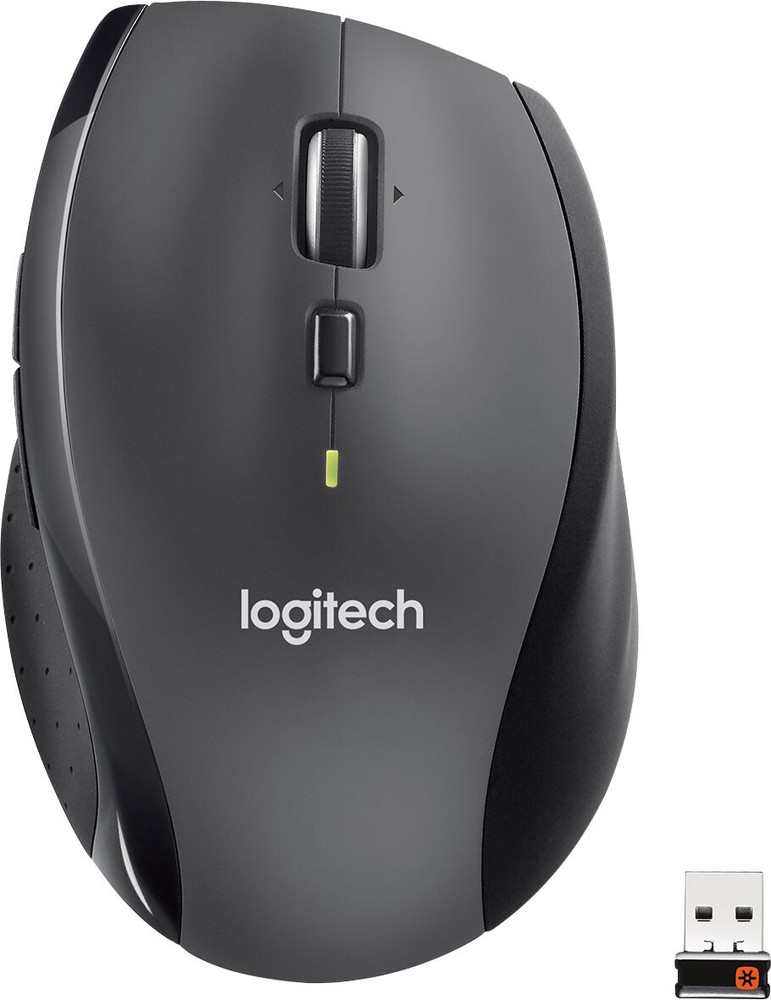 Logitech - M705 Marathon Wireless Optical Mouse with 5 Programmable Buttons -...