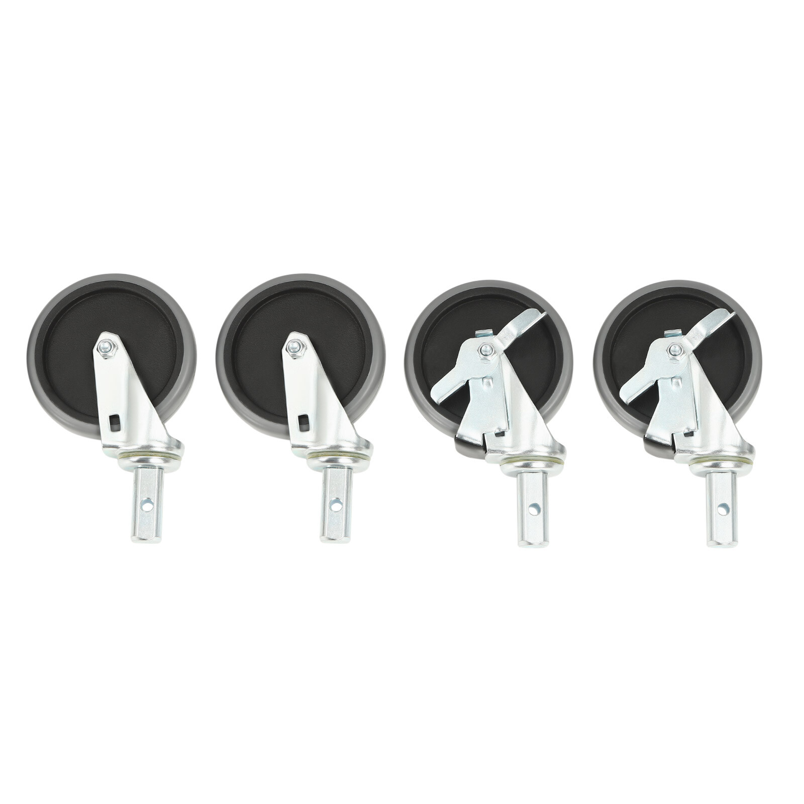 20-Tier Bakery Rack Aluminum Alloy Pan Rack with 2 Wheels for Kitchen Commercial