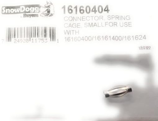 SnowDogg Part # 16160404 - Spring Cage Connector, Small