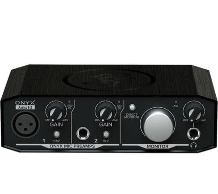 Mackie Onyx Artist 1.2 2x2 USB Audio Recording Studio Interface