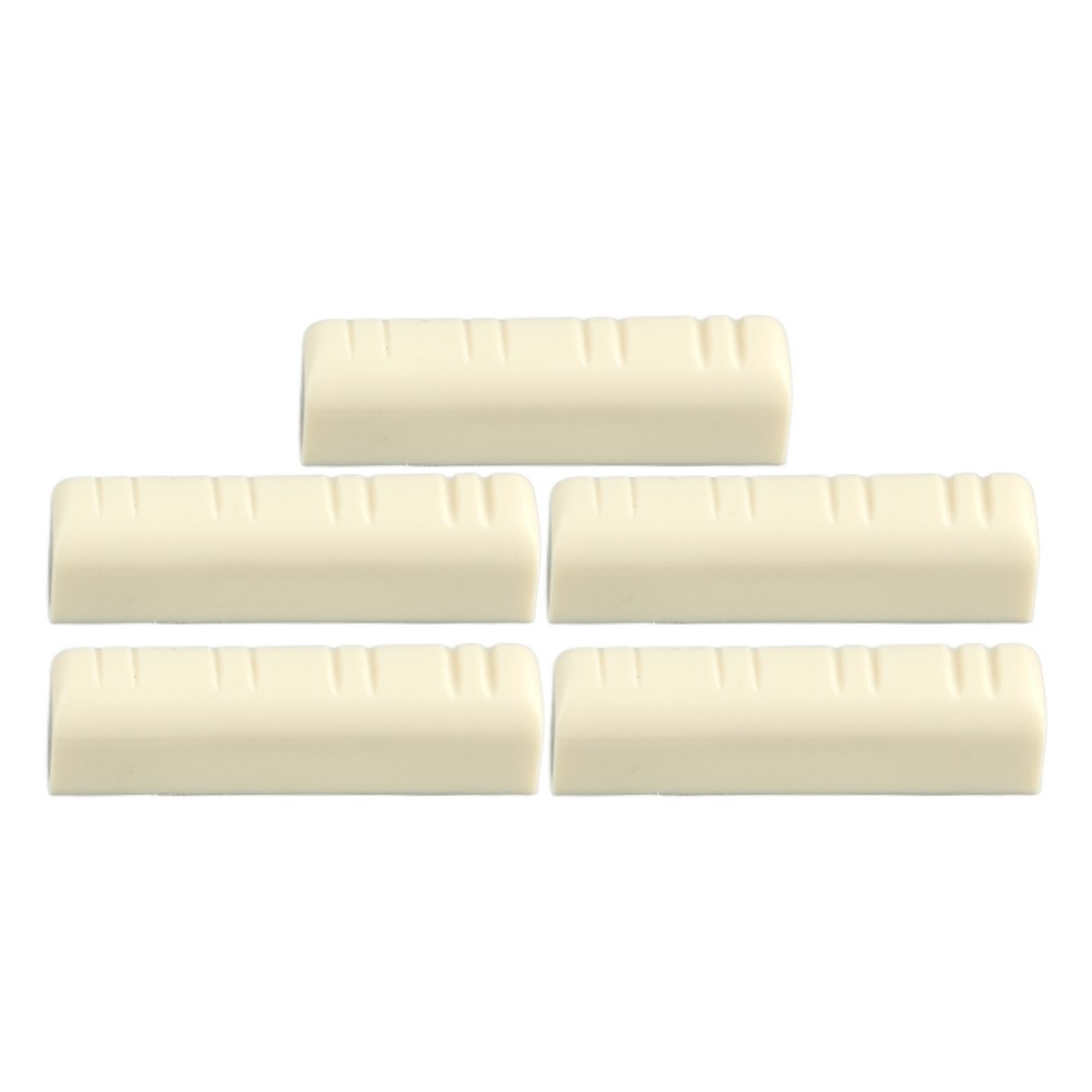 5Pcs Mandolin Bridge Nut 8 String Plastic 3.5cm Universal Instrument Accesso FFG