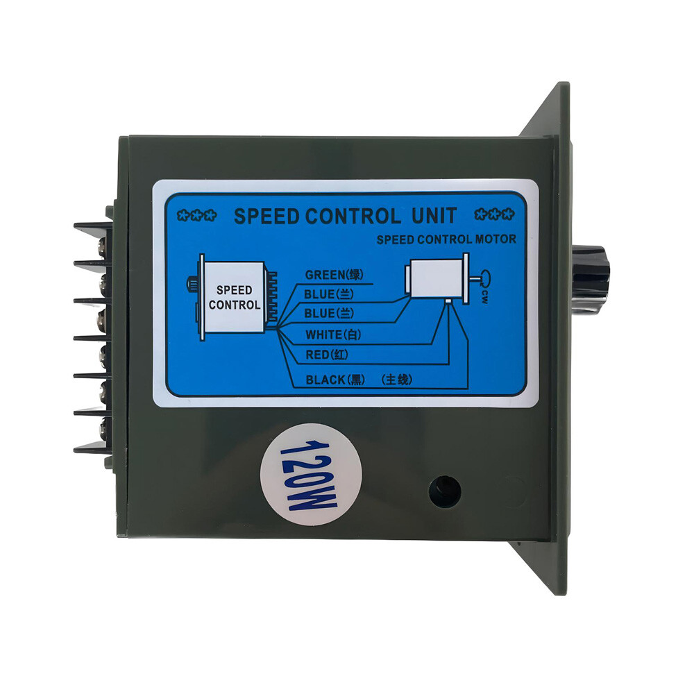 AC 110V 120W Electric Motor Speed Controller Reversible Switch Regulator Switch