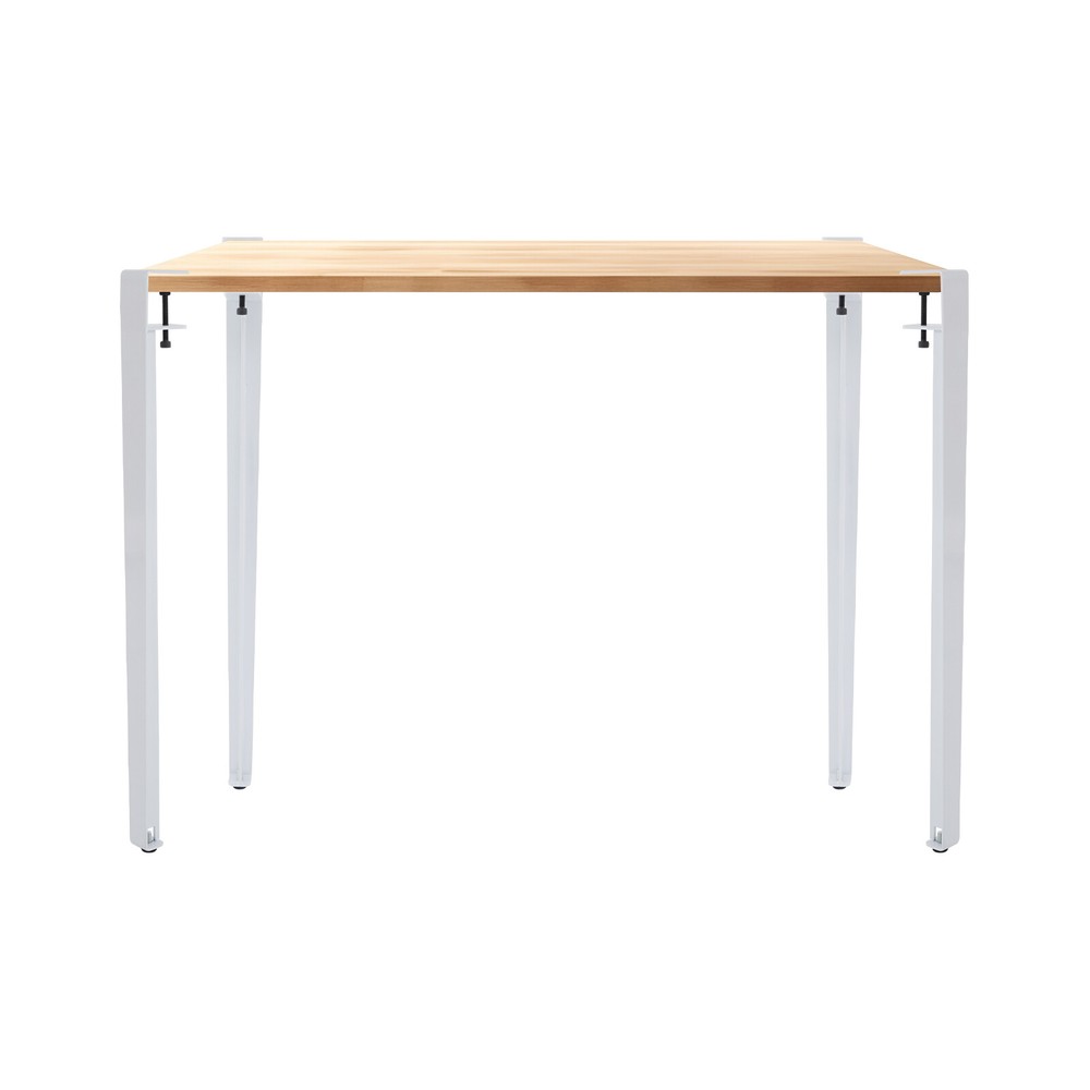 4pcs Adjustable Table Legs, Table Clamp Legs, F-shaped Table Legs White