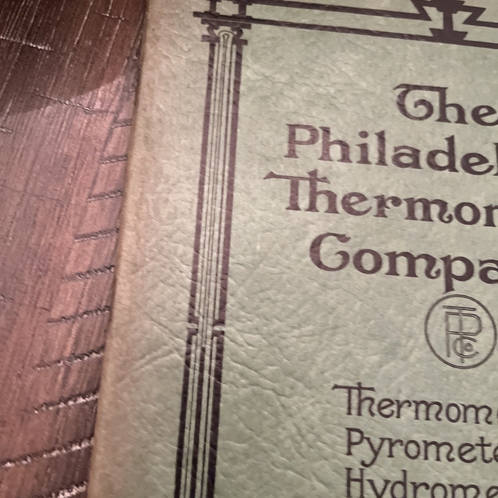 1920s Philadelphia Thermometer Co. Thermometer Pyrometer Hydrometer Catalog