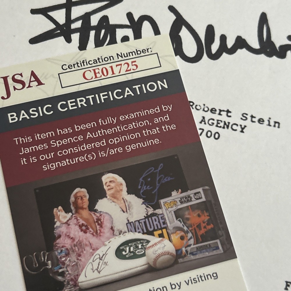 Frank Darabont Shawshank Redemption Director Signed Screenplay Script Cover JSA