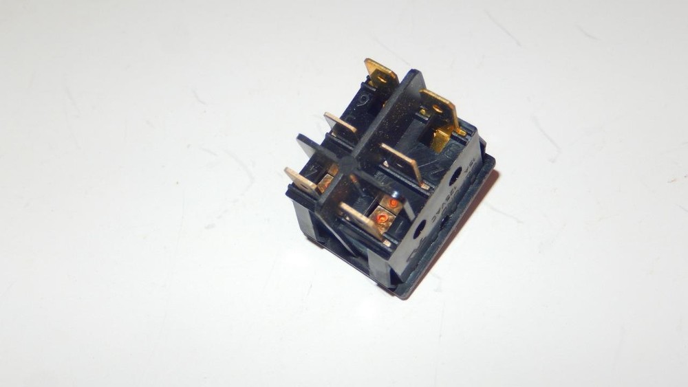 DUAL TOGGLE SWITCH WITH PUSH IN BRASS TABS- NEW - SR71