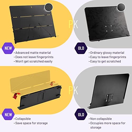 Foldable Sheet Music Stand with Tri-fold Panel Portable Standard (Max 56")