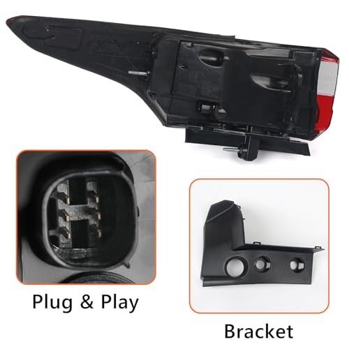 LED Outer Tail Light Assembly Compatible with Chevy Right/Passenger OUTER