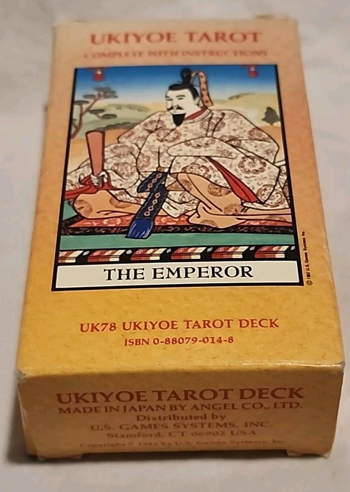 Vintage Ukiyoe Tarot Deck 1982 by Stuart Kaplan Complete w/ Instructions OOP