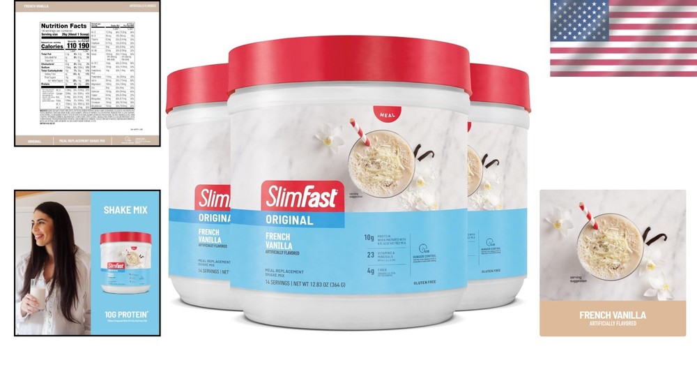 French Vanilla Meal Replacement Shake Mix