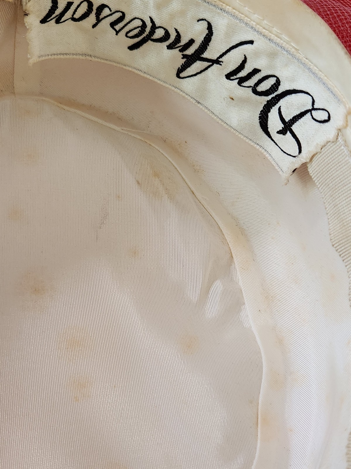 Vtg Don Anderson New York Halle Bros Union Made Woman Pillbox Floral Hat Netting