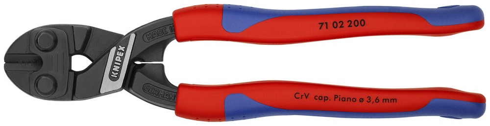 Knipex 71 02 200, 8" CoBolt® High Leverage Compact Bolt Cutters