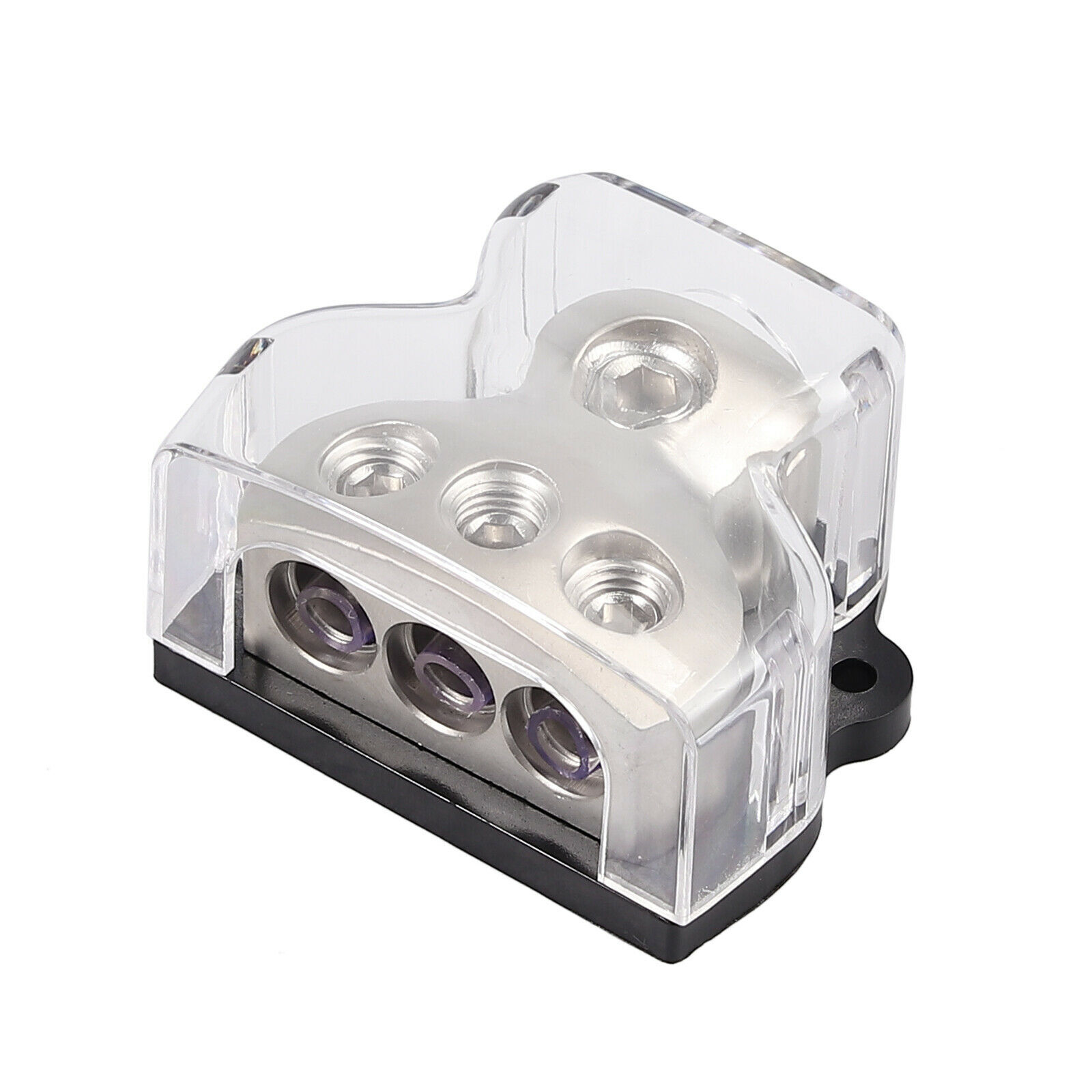 3Way Distribution Block Car Audio-Power Wire Splitter 1*0 Gauge In 3*4 Gauge-Out