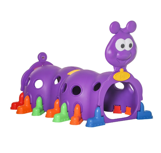 Play Kid Caterpillar Climbing Structure Tunnel Crawling Day Care In Out Door Fun