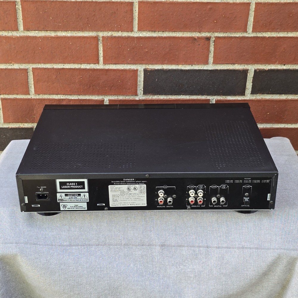 Philips CDR 765 Audio Compact Disc Recorder / No Remote TESTED WORKING