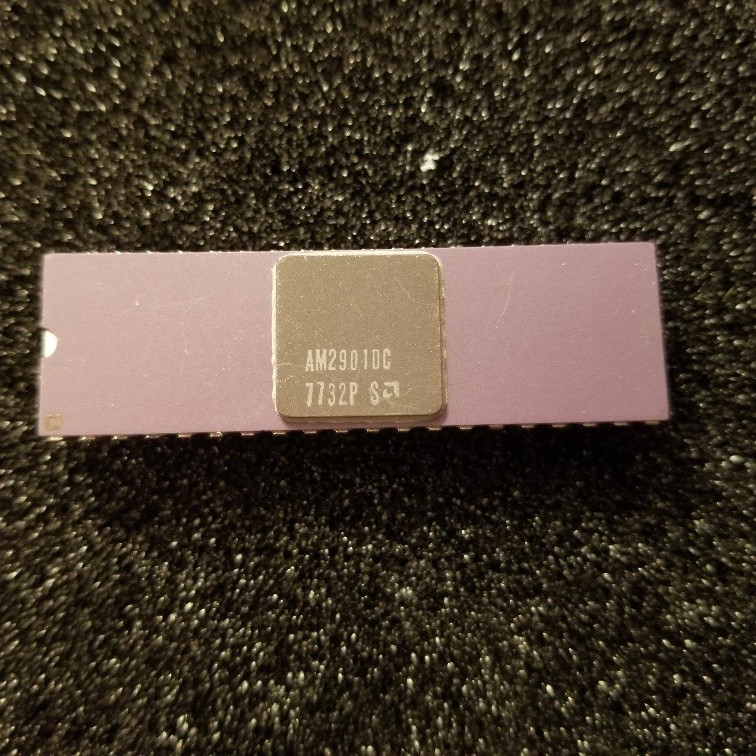 AM2901DC in factory blister pack, purple ceramic bit slice processor, never used