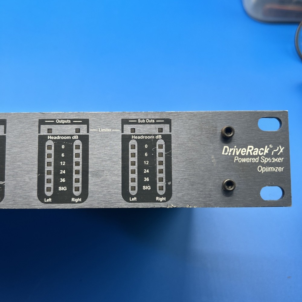 Untested As Is Damaged dbx DriveRack PX Powered Speaker Optimizer