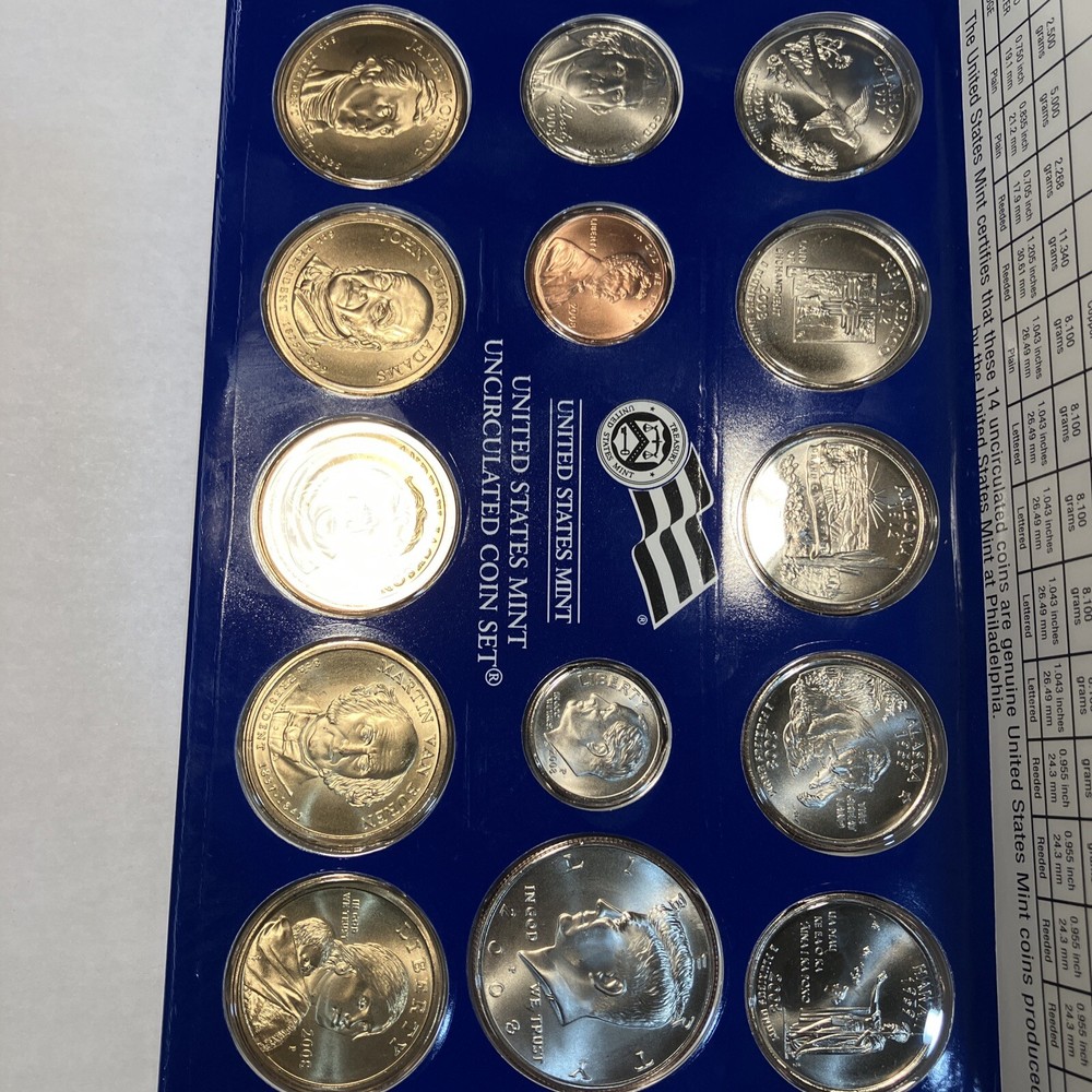 2008 PD Mint Set UNC mint pkg. no box