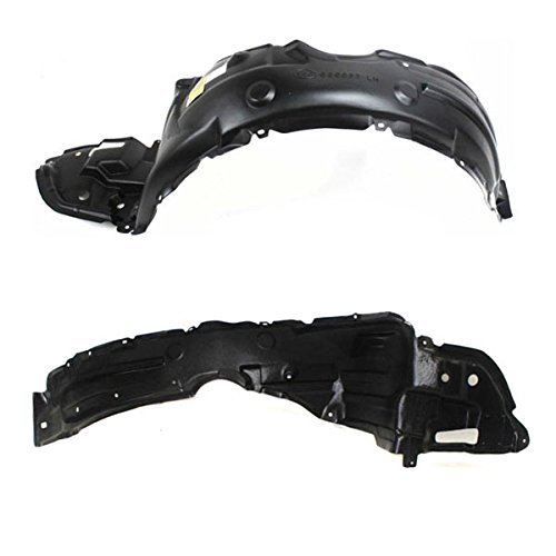 Front Driver & Passenger Side Fender Liner Set For 2009-2010 Toyota Corolla