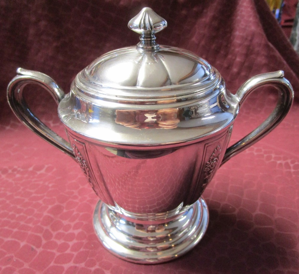 AMBASSADOR 1919 Rogers Silverplate 3 Pc Coffee Service No Monogram bbg
