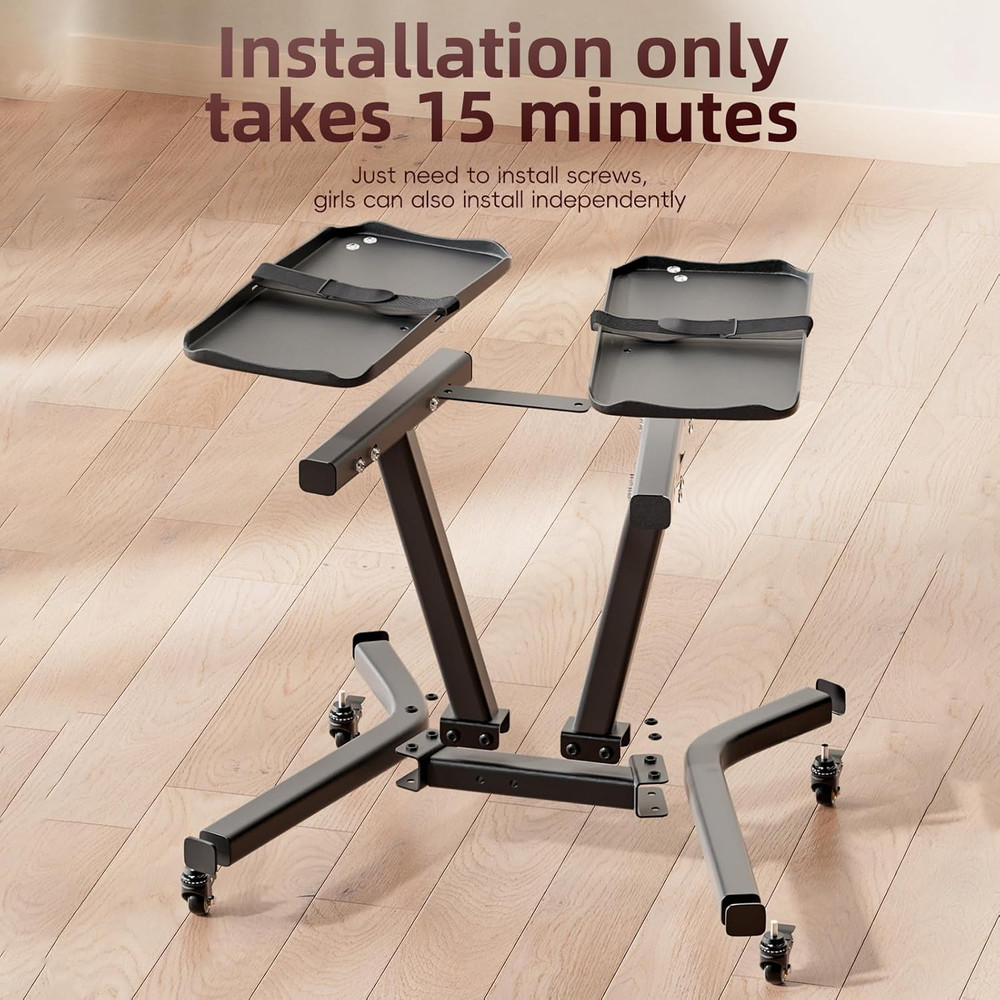 Adjustable Dumbbell Rack Stand Only,Strength Training Weight Rack Stand,Dumbbell