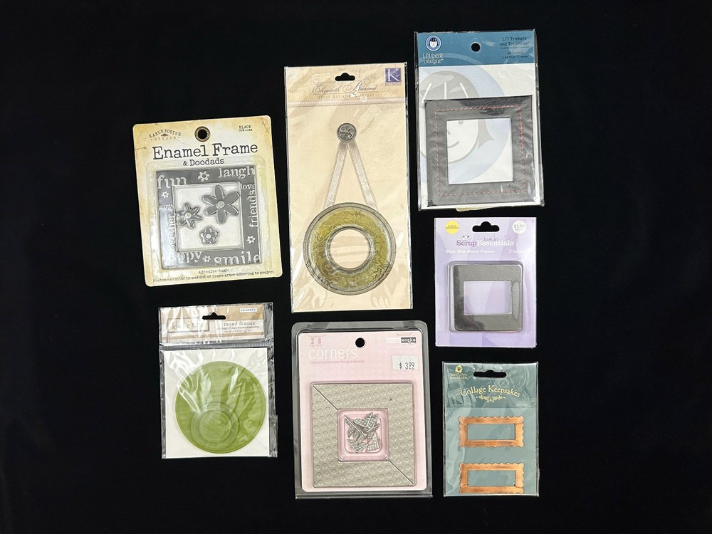 Scrapbooking Frames Embellishment Lot