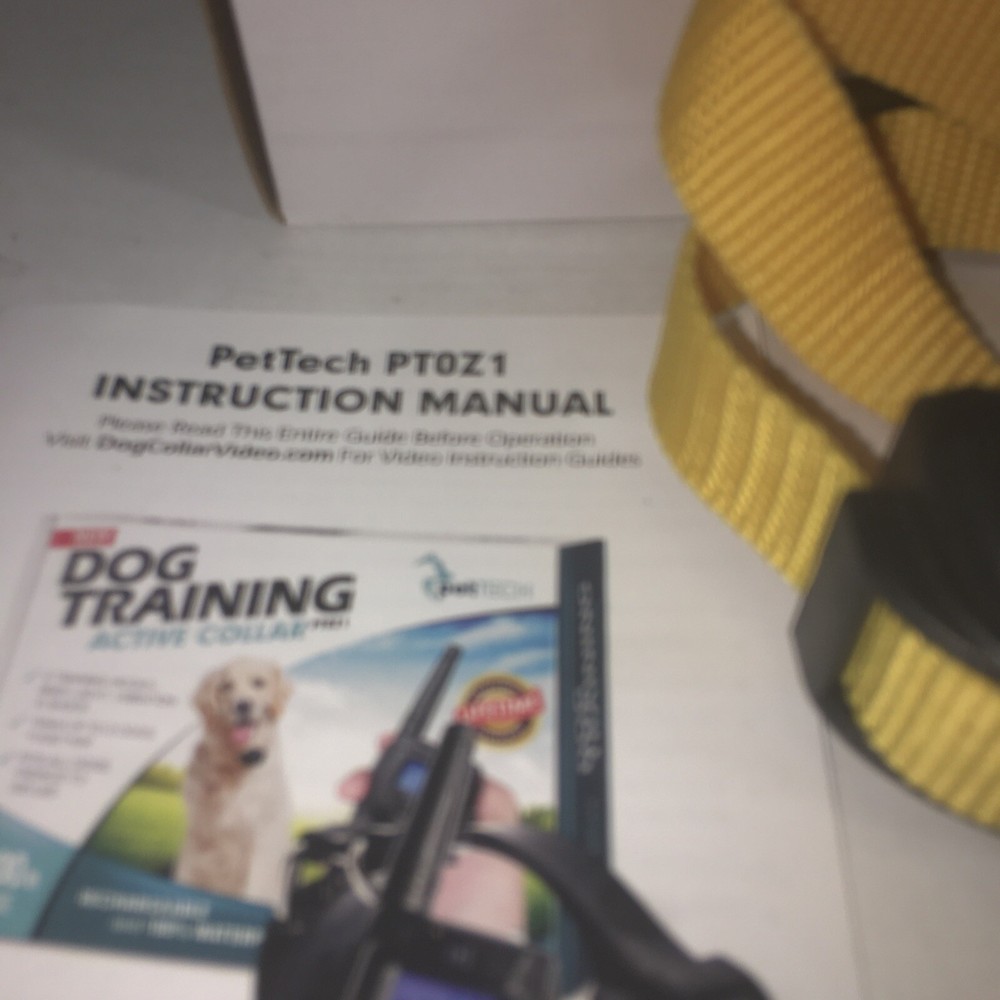 Dog Training Active Collar Model #PTOZ1 - Rechargable & 100% Waterproof