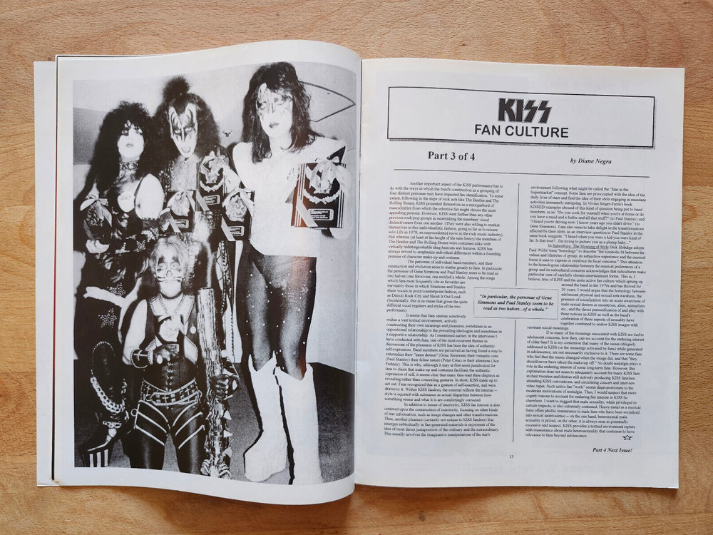 KISS This RARE Vintage Canada Magazine Vol 1 Num 4 Peter Criss Elder Centerfold