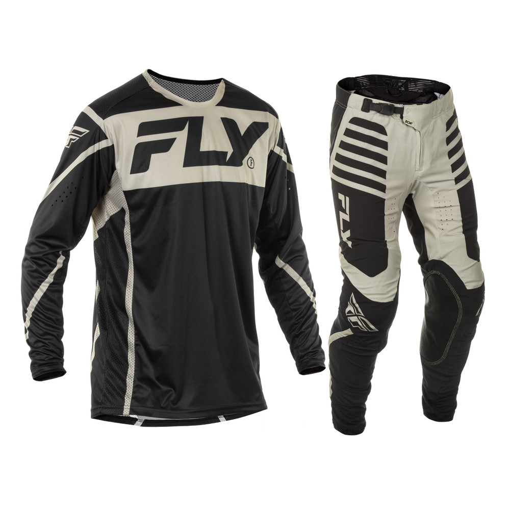 Fly Racing Lite Gear Set Black/Grey Medium / 32