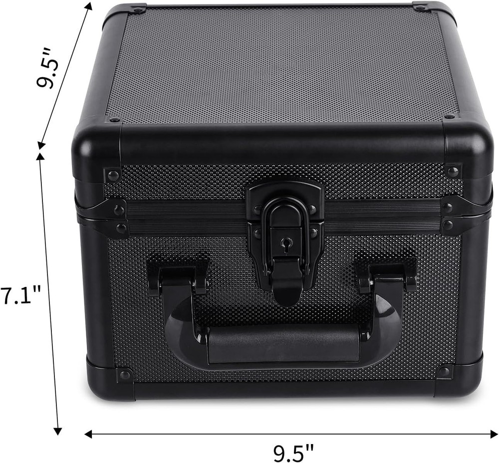 Black Graded Card Holder with Foam Partition - Secure Your Collection