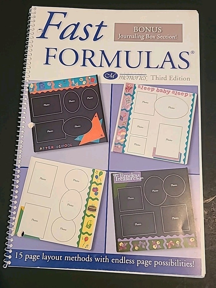 creative memories fast formula book