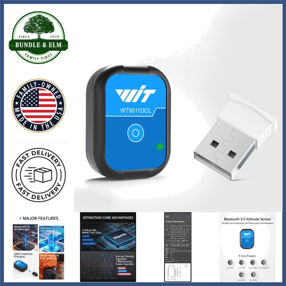 Bluetooth 5.0 IMU Sensor with Kalman Filter for Enhanced Measurement Accuracy
