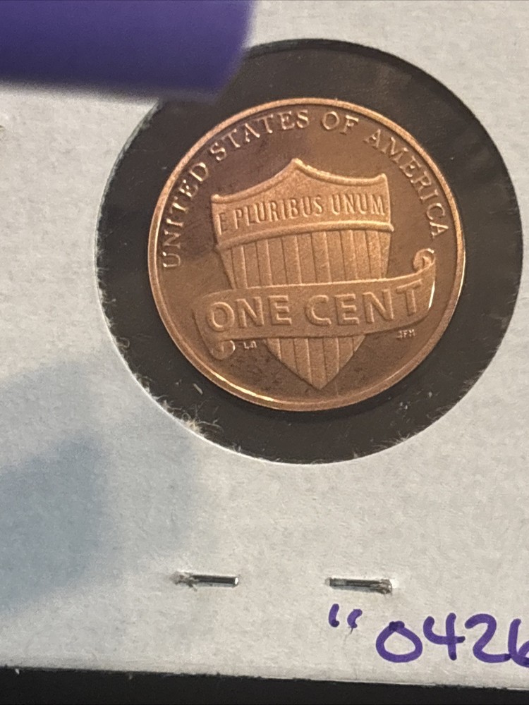 2021 S Lincoln Shield Cent Proof Penny “0426151” 1C 1 Cent