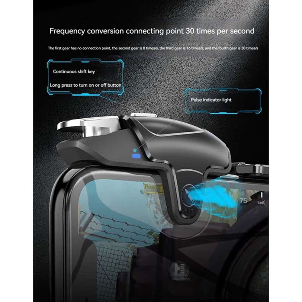 Fire Pressure Button Integrated 3-speed Wind Adjustment Game Controller Radiator