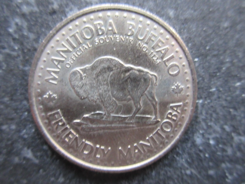 1982 Winnipeg Red River Dollar Manitoba Buffalo